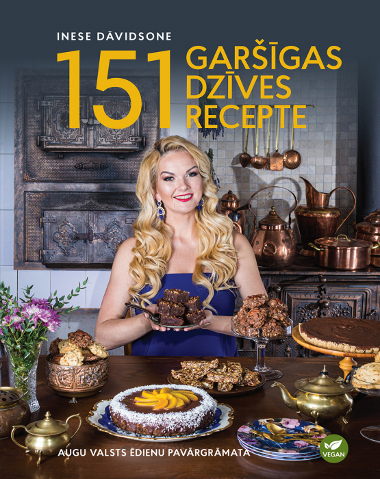 Grāmata &quot;151 garšīgas dzīves recepte&quot; 